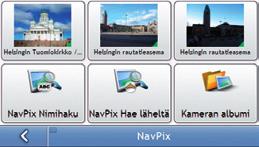 Iso näyttö hyödyntää NavPixiä parhaalla mahdollisella tavalla valokuvanavigoinnissa, kun taas uudelleensuunnitellun käyttöliittymän