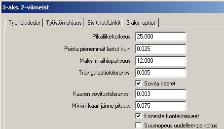 ASENNUSOHJE sivu 8 Vanhan version työkalukirjaston siirto & Työkalutaulukkojen teko eri koneille Jos olet aiemmassa kuin SURFCAM 6 versiossa tehnyt muutoksia työkalukirjastoon, jotka haluat siirtää