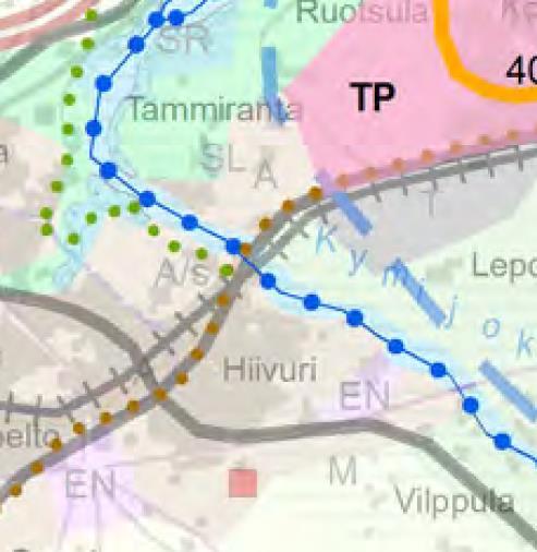 Kymenlaakson maakuntakaava, Taajamat ja niiden ympäristöt Maakuntakaavassa taajamat ja niiden ympäristöt (vahvistettu 28.5.2008 ja 18