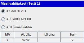 Lisätietoa tulospalvelun ohjesivulta. 1. Aloita ottelu painamalla Aloita ottelu nappia. Tämän jälkeen paina Aloita erä nappia.