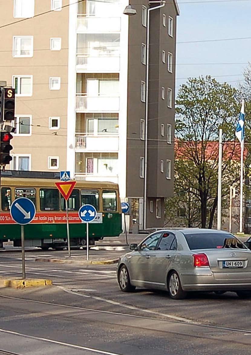 91. Kustaa Vaasan tie 45 suojatievalot 1974 92. Helsinginkatu-Sturenkatu 1974 93. Hämeentie-Neljäs linja 1974 94. Hämeentie-Kolmas linja 1975 95. Hämeentie-Viides linja 1975 96.