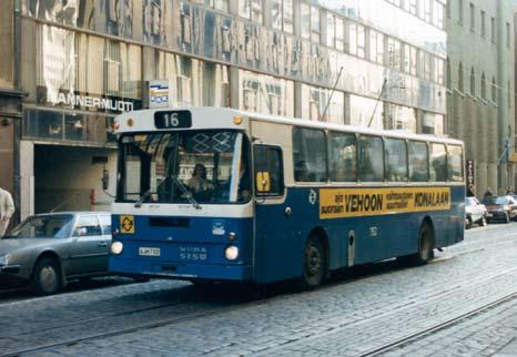 Taulukon on koonnut Kimmo Nylander, avustajinaan Pertti Leinomäki ja Juhana Nordlund Siniset bussit vuodesta 1936, osa 23 Raition edellisissä numeroissa on alettu julkaista kalustoluetteloa kaikista