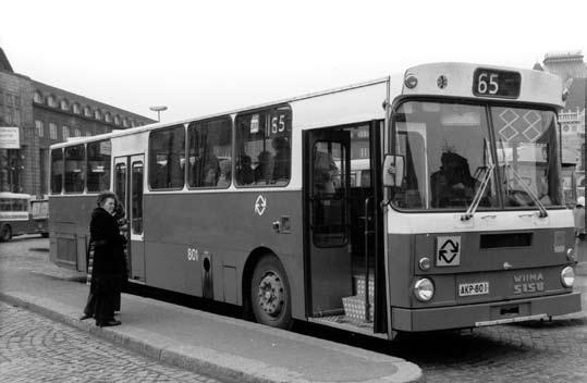 HKL 800 linjalla 65A Salomonkadulla 1.7.1983.