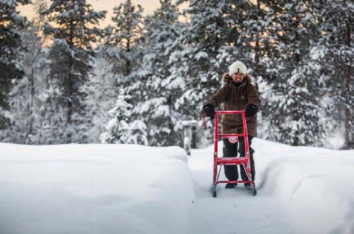 Mahdollisuus omaan rauhaan tai kanssakäymiseen Luontoympäristö aktivoi liikuntaan.