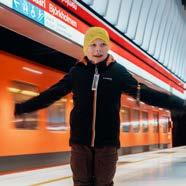 O n kivaa, kun on metro ihan lähellä omaa kotia. Minä haluan tulla isona työmieheksi, kokiksi ja jäänmurtajaksi.