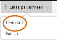 Klikkaa kansion nimeä ja se avautuu. Valitse ylhäältä Uusi -> Kansio ja anna kansion nimeksi Testi. Projektit kansioon ilmestyy Testi -niminen kansio. Avaa testi -kansio.