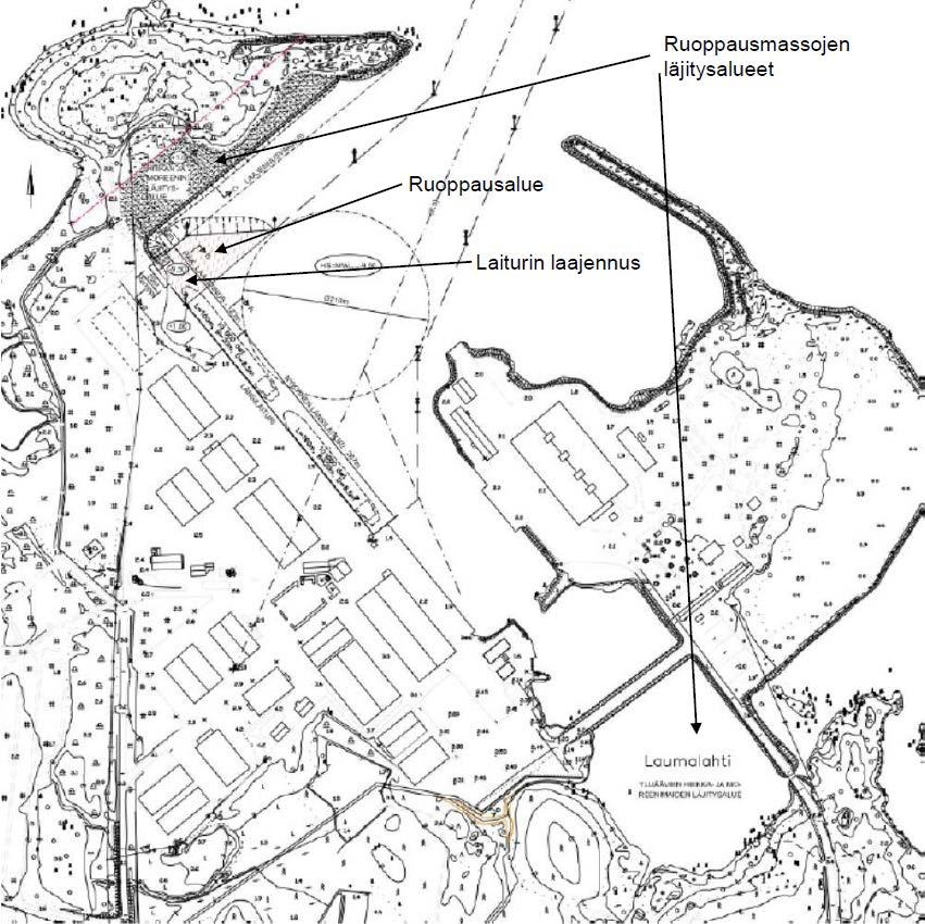 26 Laiturin laajennus ja ruoppausalue sekä ruoppausmassojen läjitysalueet sijoittuvat kiinteistölle Kainuportti (208-407-31-24) jonka omistaa Kalajoen Satama Oy.