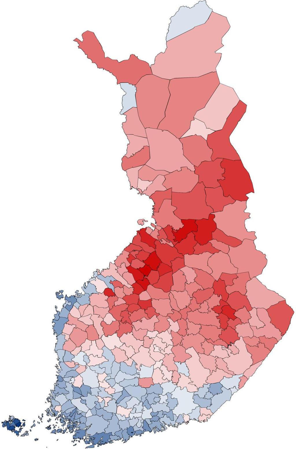 KANSANSAIRAUKSIEN SUMMAINDEKSI SUOMEN KUNNISSA V.