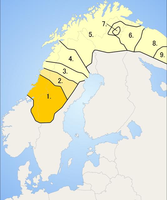 Saame suomen morfologian historian valaisijana 27 Esimerkkeinä sijat,