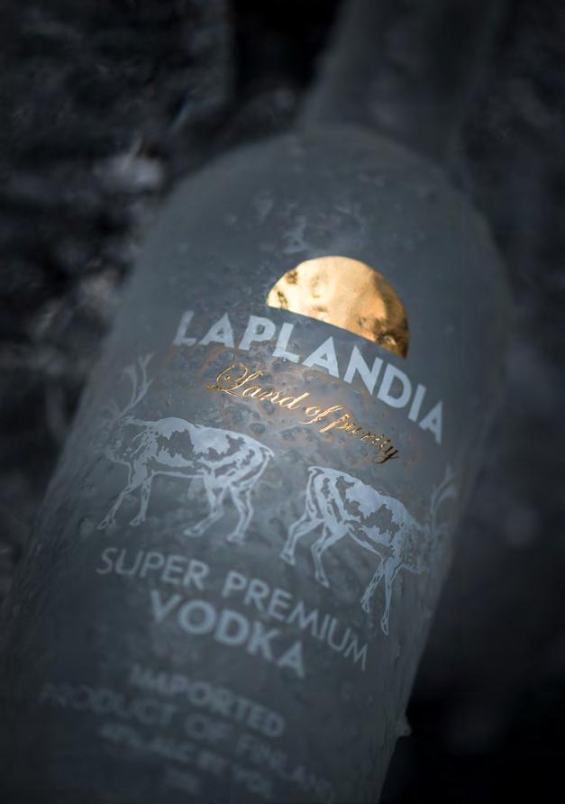 LAPLANDIA SUPER PREMIUM VODKA JUTO 4 cl Laplandia Super Premium Vodka Rose Lemonade