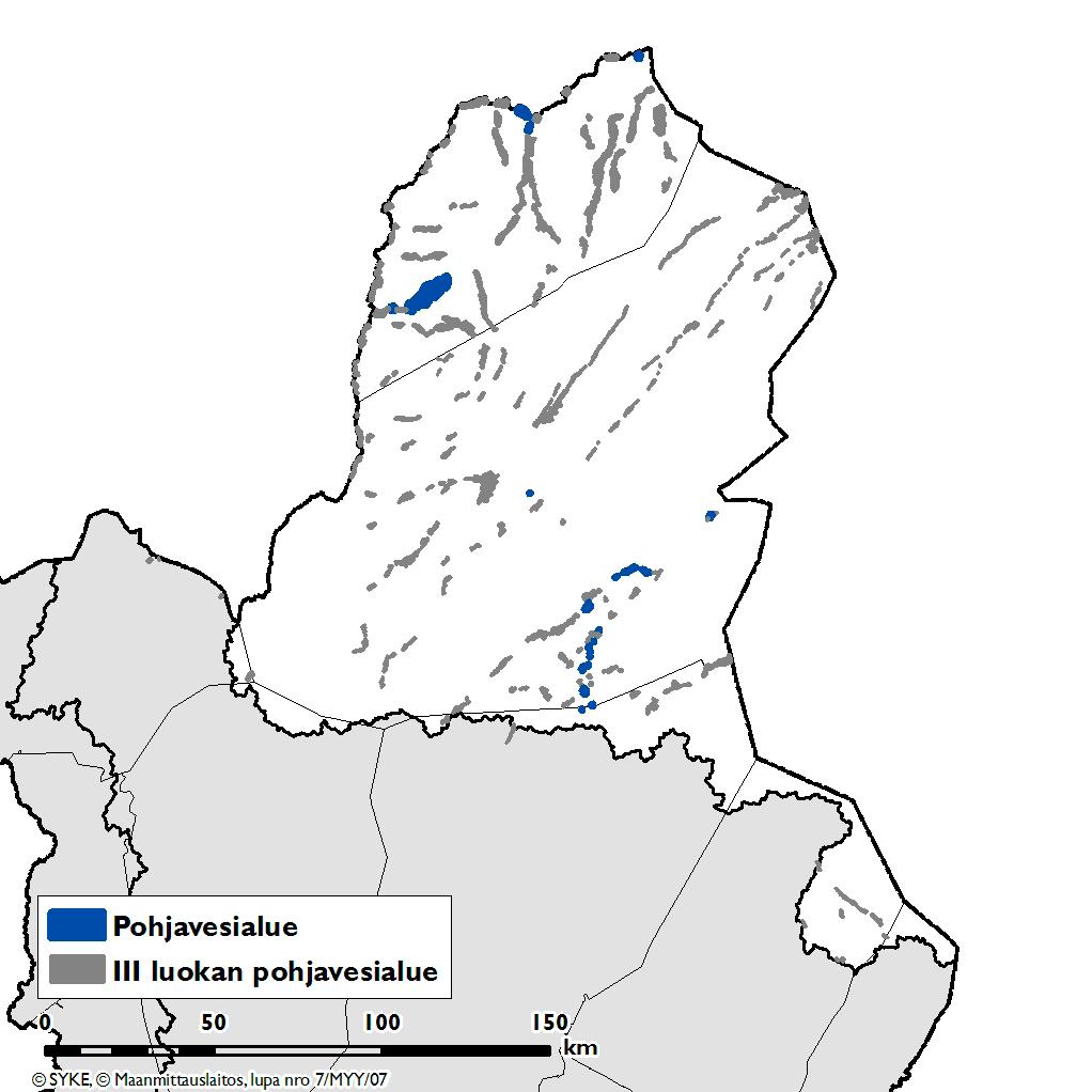 Kuva 1. Tenon Näätämöjoen Paatsjoen vesienhoitoalueen pintavedet. Kuva 2.