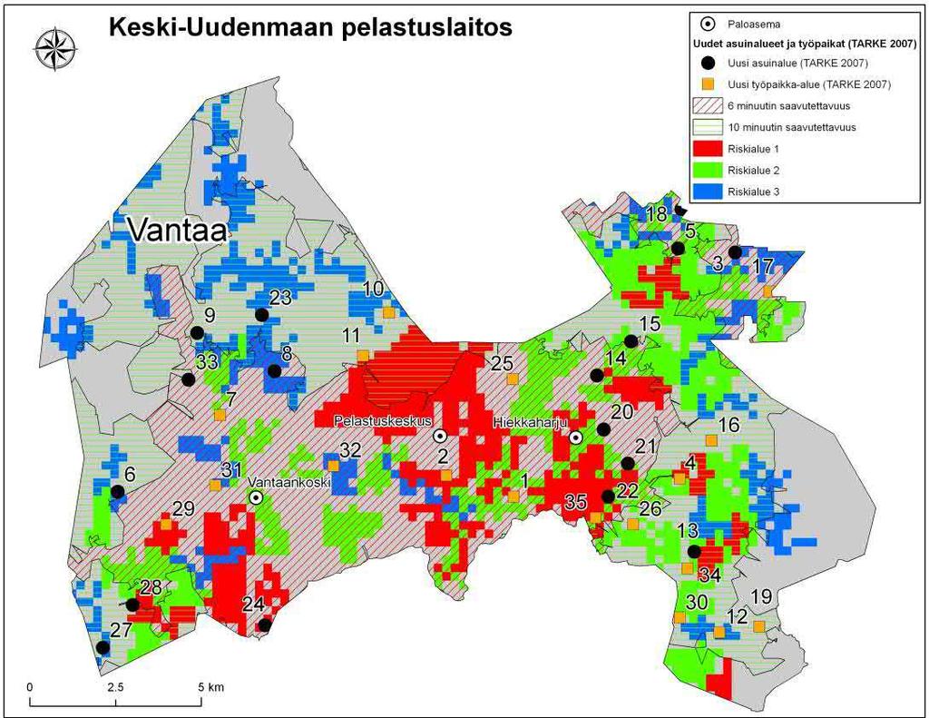 Uudisrakentamisen lisäksi Vantaalla on tarkoitus eheyttää kaupunkirakennetta siten että jossain alueilla nykyistä kaupunkirakennetta tehostetaan ja tiivistetään.