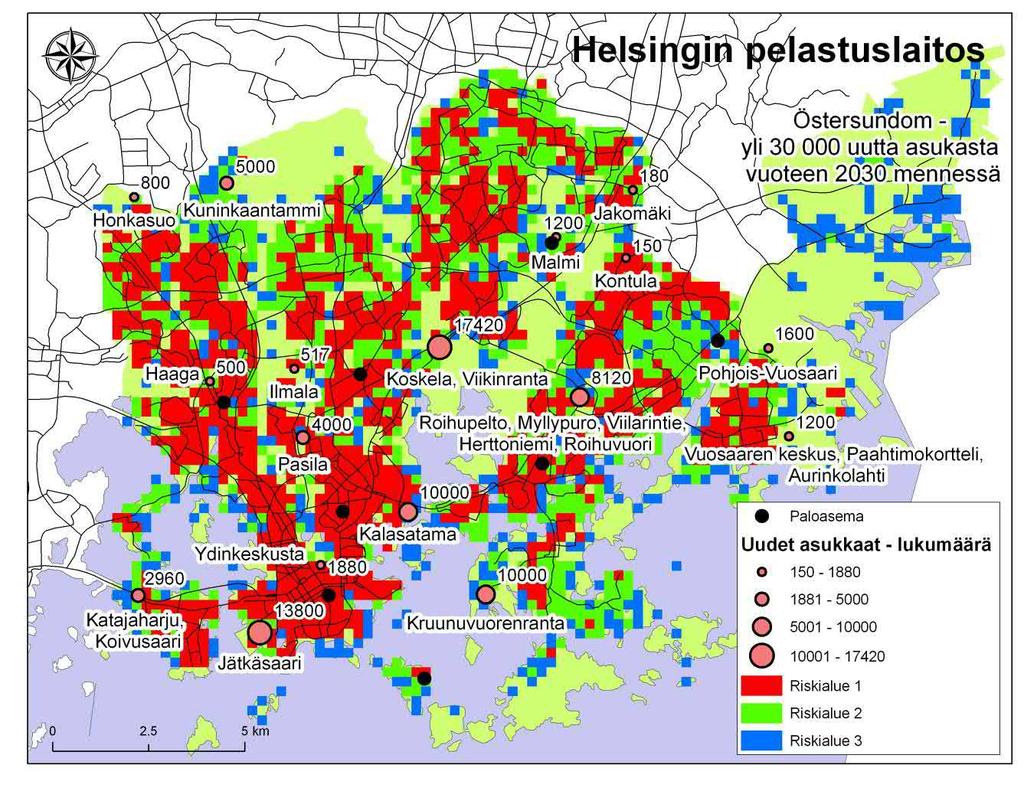 vahvistaa osittain se tosiasia että, Helsingissä pohjoisia alueita halkoo Keskuspuisto, joka vaikuttaa siihen että Pohjois-Helsingissä poikittaisliikenne ei ole tehokasta.