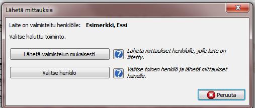 Valitse ladattavat mittaukset. Mikäli mittauksen alkuaika on jostain syystä väärin, korjaa mittauksen alkuaika. Kaksoisklikkaa alkuaikaa ja aseta oikea päivämäärä ja kellonaika.