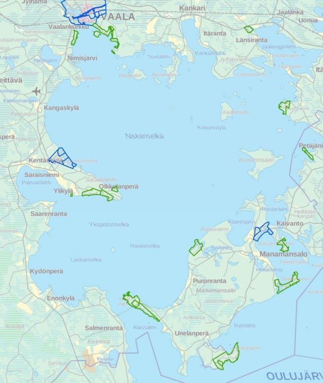 2.1.3 Yleiskaavat Oulujärven alueella on voimassa kolme yleiskaavaa, joista Manamansalon rantayleiskaava vuodelta 1998 on vanhin.