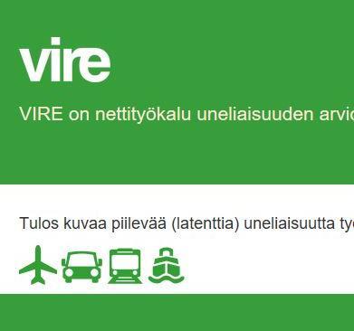 Vire beta-versio julki Perustuu tieteellisesti validoituun biomatemaattiseen malliin Auttaa havainnollistamaan vuorokauden aikaan sidottua piilevää väsymystä Kehitetään palautteen perusteella