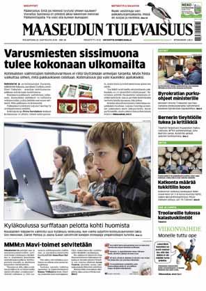 Nettolukijat kolmessa valtakunnallisessa lehtikampanjassa Iltalehti Ilta-Sanomat Helsingin Sanomat 964 000 nettolukijaa Maaseudun Tulevaisuus Iltalehti Helsingin Sanomat 1 089 000 nettolukijaa