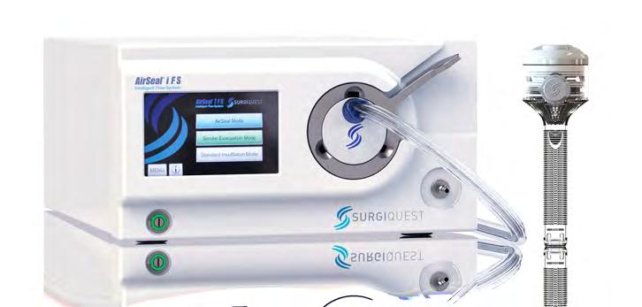 AirSeal System Perfect for Laparoscopic and Robotic Gynecological Surger Stable Pneumoperitoneum even under aggressive suction 1 Constant Smoke Evacuation