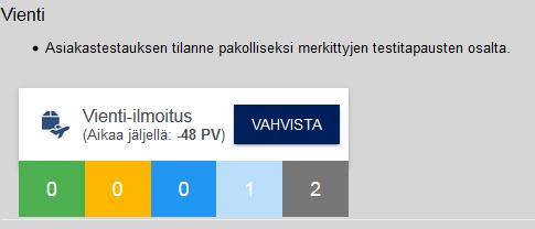 Tulosten tarkastaminen myöhemmin 9 (11) Jos testitapaus on suoritettu, testiaskelten suoritusten yksityiskohtia voi käydä katsomassa jälkikäteen lokissa: Paina KATSO TULOKSET.