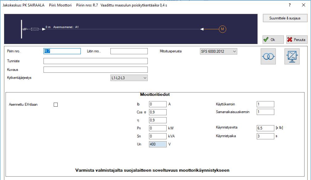 FEBDOK KÄYTTÖOHJE Sivu 46 / 102 5.7.Uusi moottori Kuva 5-20: Uusi moottori, pikakuvake Kun uusi moottori luodaan, FEBDOK käyttää annettua tehoa akseliin siirtyvänä tehona.