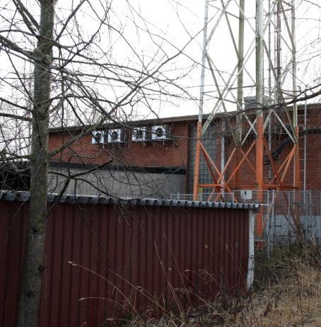 Puhelinkeskuksen eteläjulkisivu.