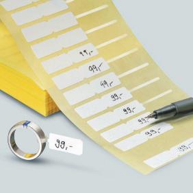 Etikettenfarbe Colour of labels Coleur des etiquettes Format, mm Size, mm Format, mm Farben Colours