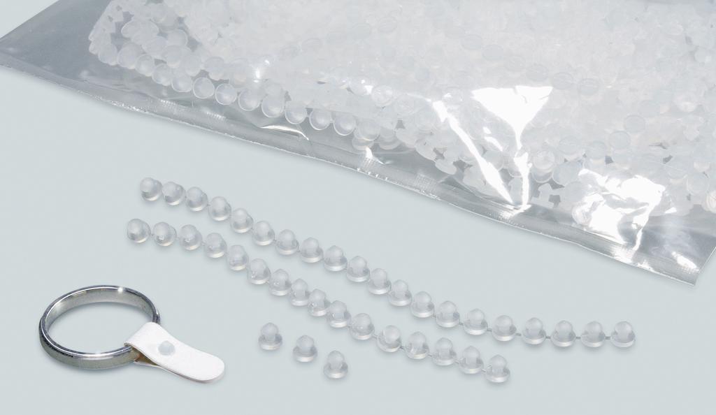 lastiknieten/lastic rivets/rivets en matière plastique 83 N75 11,95 Wiederverschließbar, für Etiketten aus MYO