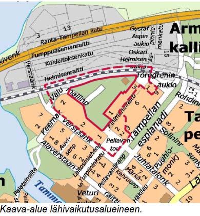 1-1 1. YLEISTÄ Suunnittelualueeseen kuuluu Tampellan (IX) kaupunginosan puistoalue P109 nro. Alue sijaitsee alle kilometrin päässä kaupungin ydinkeskustasta.