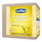 100 g jauhetta 1850/440 18 11 64 13 1 5 6,2 kastiketta 260/65 2,5 1,6 9,5 1,9 0,5 0,9 Ainesosat: Palmurasva, vehnäjauho, maltodekstriini, maissitärkkelys, punaviini jauhe [9,0 %], omena,