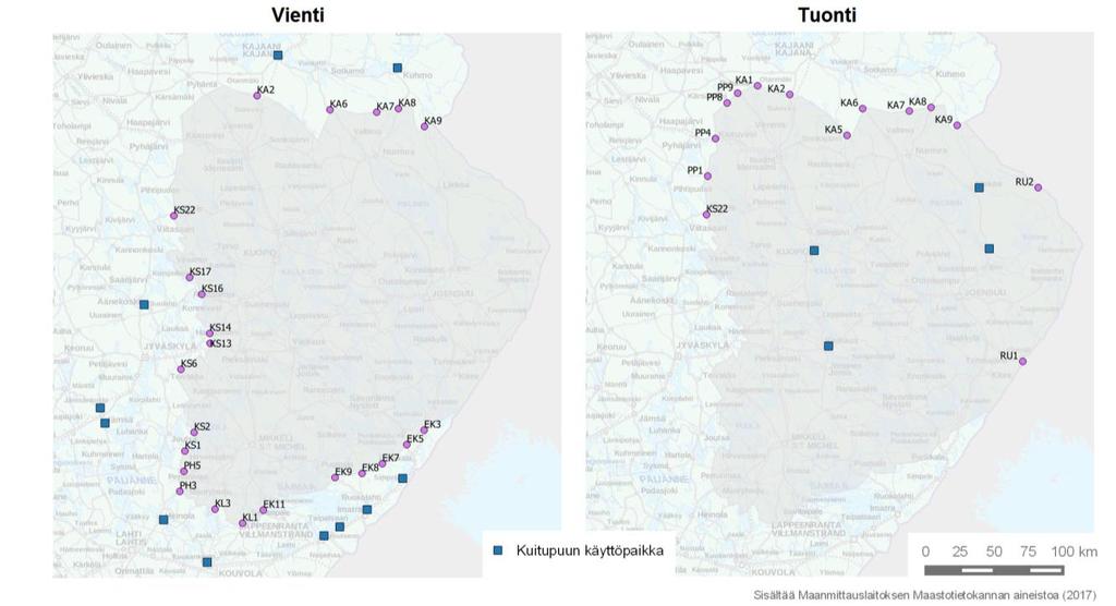 seksi hyvin lyhyillä matkoilla, joten HCT-ajoneuvon vähimmäiskuljetusetäisyydeksi määritettiin 20 kilometriä.