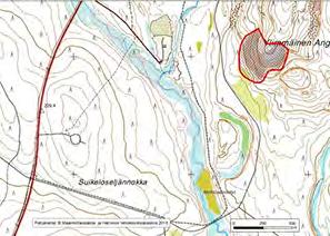X=7494921, Y=5255589 Asu/rakenne: Osin ruhjeinen Korkeus: Z alin 230 m, Z ylin 310 m Maanomistus: Metsähallitus Mitat/pinta-ala: 430 m x 375 m/n.