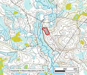 Asu/rakenne: Juovikas (suonigneissi) Korkeus: Z alin 245 m, Z ylin 275 m Maanomistus: Yksityinen Mitat/pinta-ala: 700 m x 110 m/n.