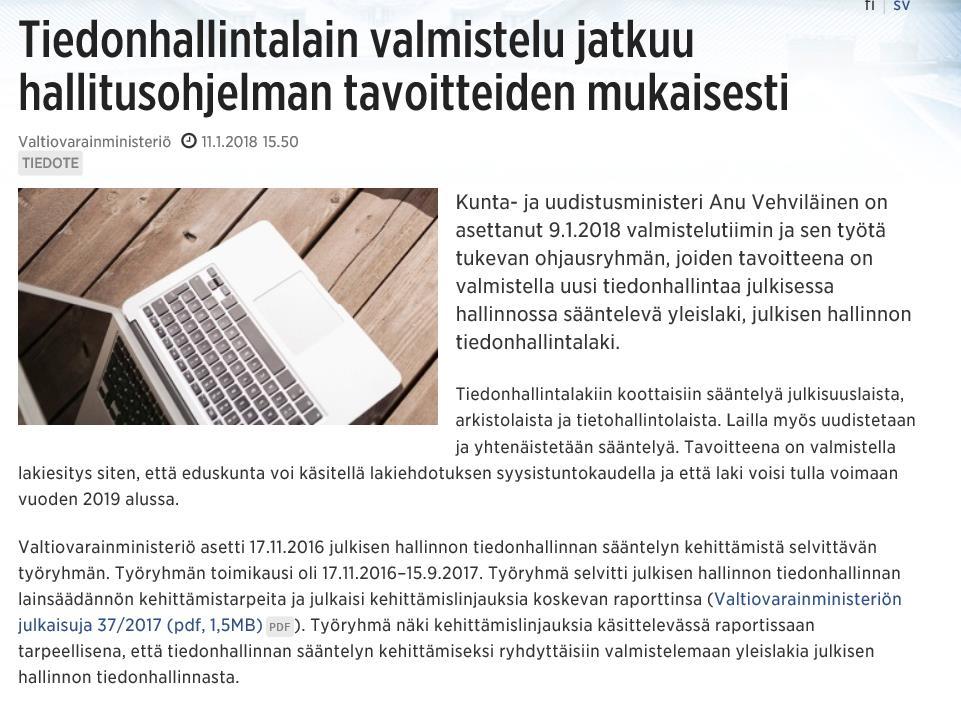 Miten tähän on päädytty?