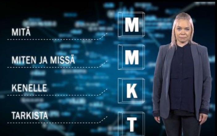 VAHTIN TOIMINTAKERTOMUS VUODELTA 2017 MMKT-toimintamallilla halutaan varmistaa, että kiireessä ei tapahtuisi virheitä esimerkiksi salassa pidettävien tietojen
