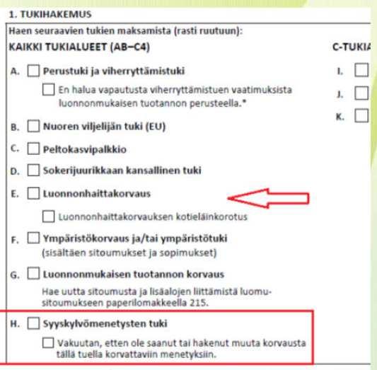 Aikatauluja ja poimintoja tukihakuun 2018 Lomakemuutoksia 2018 101A Maatilalomake Vuosilukupäivitykset Poistettu maininta maatilan esitäyttötiedoista 101B Tukihakemus Poistettu sika- ja siipikarjan