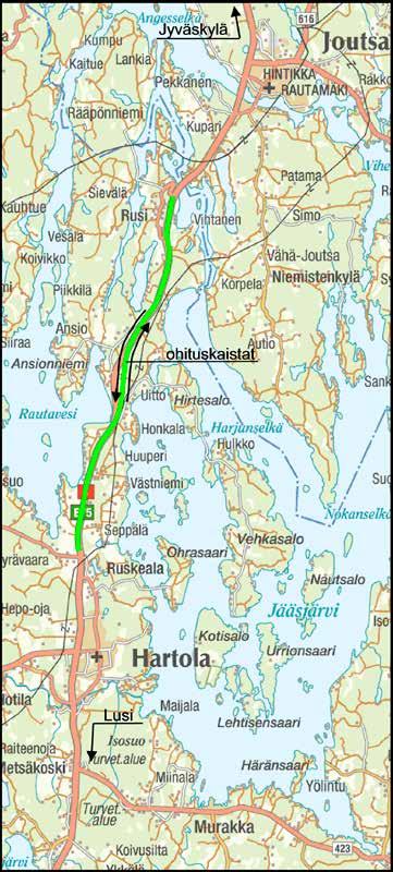 2. Arvioinnin lähtökohdat 2.1. Vertailuasetelma Hankearvioinnin vertailuvaihtoehdossa (0-vaihtoehto) hanketta ei toteuteta ja väyläverkko vastaa ominaisuuksiltaan nykytilannetta.