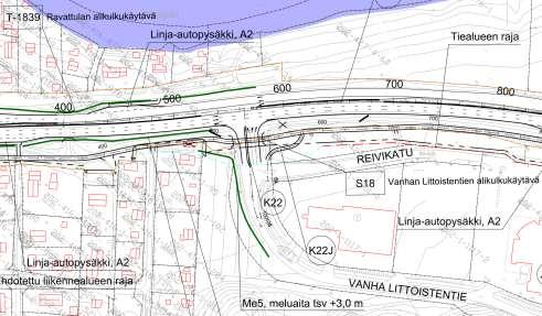 E18 Turun kehätien parantaminen välillä Kausela Kirismäki, 70 Tiesuunnitelman laadinnan aikana kehitettiin perusvaihtoehto 2, jossa E18 Naantalin suunnasta Helsingin suuntaan muutetaan