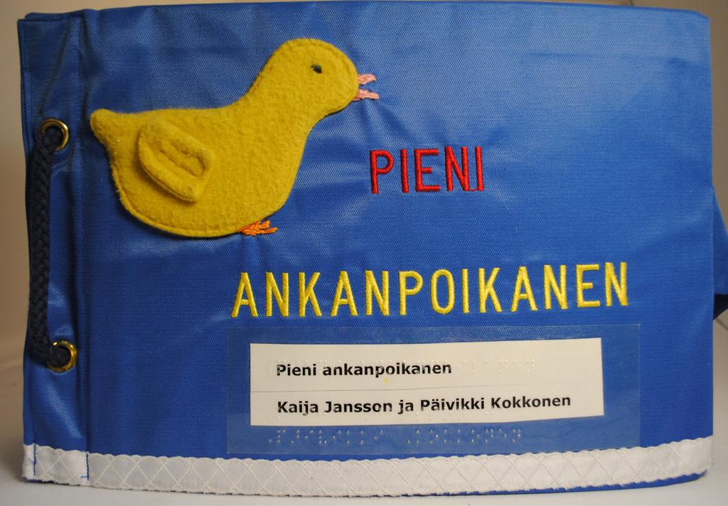 Kirjan aihe ja teksti Mistä aihe ja teksti? Koskettelukirjan aihe ja teksti voi olla itse keksitty tai muilta lainattu. Kirjan ideana voi olla esimerkiksi painettu kuvakirja.