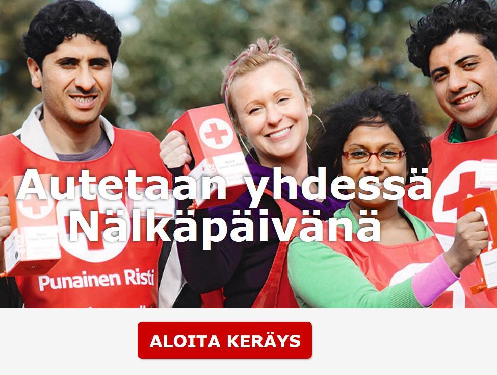 Kutsukaa somessa aktiivisia ihmisiä nettikerääjiksi! oma.punainenristi.