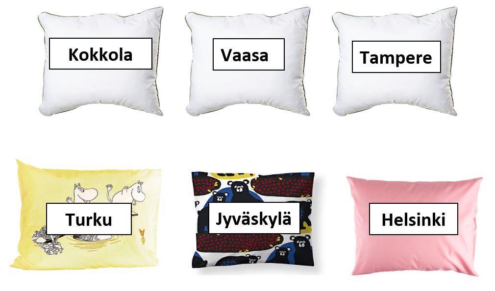 Kotimaan apu näkyväksi tyynyillä Kootaan näkyvälle paikalle teos 123 tyynystä, kertomaan niistä 123 tulipalotapauksesta, jossa viime vuonna autoimme Nälkäpäivänä kerätyillä varoilla.