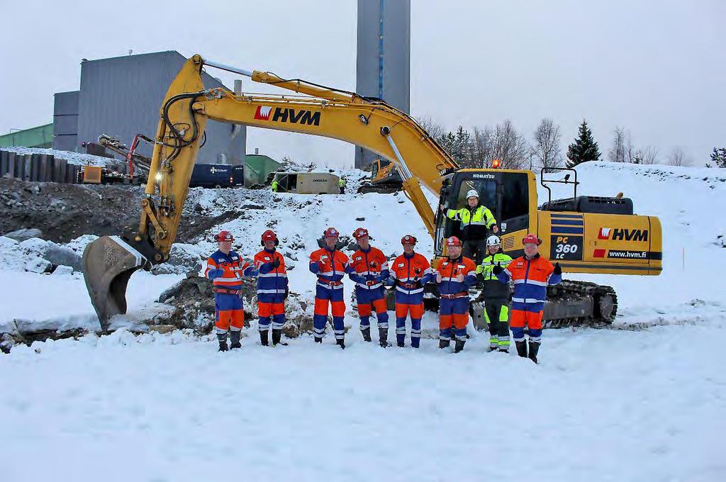 Maanpintatyöt ovat alkaneet 22.1.2018 Aikataulu nostokuilun louhinnalle ja nostotornin rakentamiselle on määritelty projektin kriittiselle polulle.