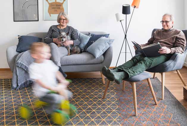 Itsenäisesti, muttei yksin Skanssin Linnan vuokra-asunnot on suunniteltu ikääntyville, jotka haluavat asua turvallisesti ja itsenäisesti omassa kodissa nauttien helposti saatavilla olevista