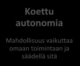 kanssa psykologisia perustarpeita: Koettu pätevyys Kokemus