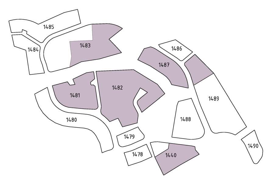 ARKKITEHTITOIMISTO TARMO MUSTONEN OY 9 12 Lehmustie 27 A 20720 Turku 02-2424 963 fax 02-2424 964 AO-KORTTELIALUEET (AO-100) Korttelit 1440 tontit 2-4, 1481, 1482, 1483 tontit 1-2 ja 9-10, 1487, 1490