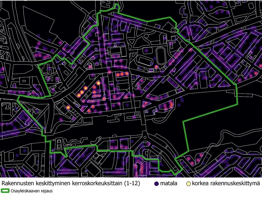 Koko suunnittelualue on asemakaavoitettu. Koska keskusta alueella on jatkuvasti paljon kehittämishankkeita ja kaupunkirakenne on tiivistä, asemakaavamuutoksia on jatkuvasti vireillä.