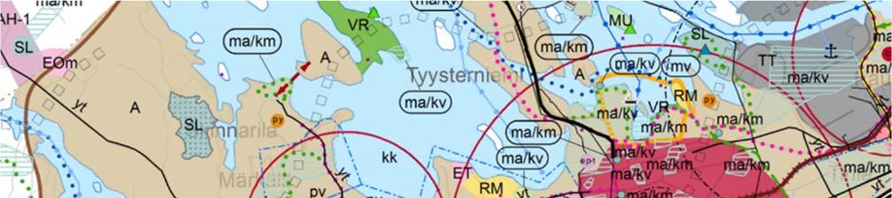 23/59 3.2 Suunnittelutilanne Maakuntakaava Maakuntakaavan kokonaiskaavatilanne koostuu kahdesta eri aikaan vahvistetusta maakuntakaavasta.