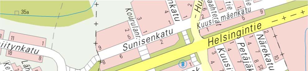 3/59 1.2 Kaava-alueen sijainti Kaavamuutosalueeseen kuuluu kaksi erillistä aluetta, Kourulan aluekeskus ja Ukkopuiston alue. Alueet ovat noin 300 metrin etäisyydellä toisistaan.