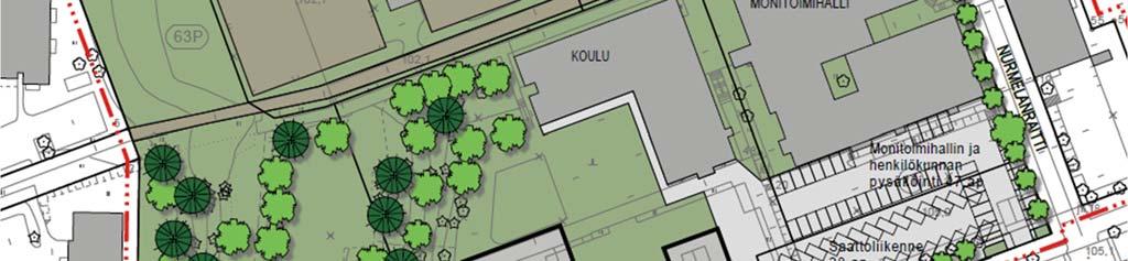 Kourulan aluekeskuksen osalta asuinkerrostaloalueen rakentaminen voidaan aloittaa kaavan saatua lainvoiman.