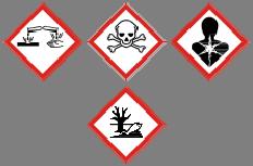 Varoitusmerkit ei vaadita Vaaralausekkeet H412 Haitallista vesieliöille, pitkäaikaisia haittavaikutuksia. Turvalausekkeet Turvalausekkeet - ennaltaehkäisy P273 Vältettävä päästämistä ympäristöön.
