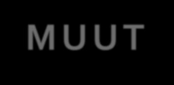 L I I K E N N E M Ä Ä R I I N VA I K U T TAVAT M U U T M U U TO K S E T 0 0 M E N N E S S Ä.